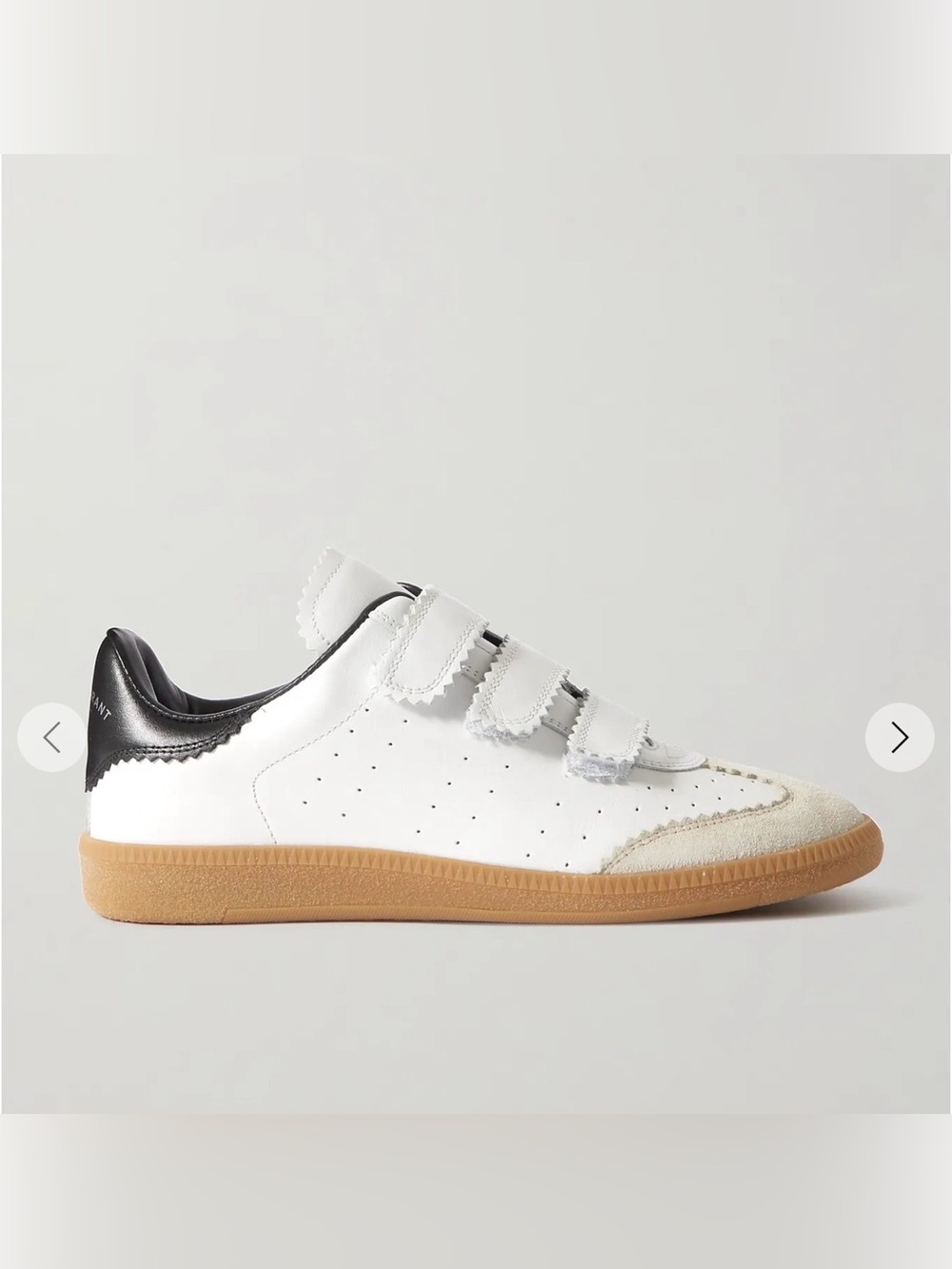 Isabel Marant Beth Leather Low Top Sneakers